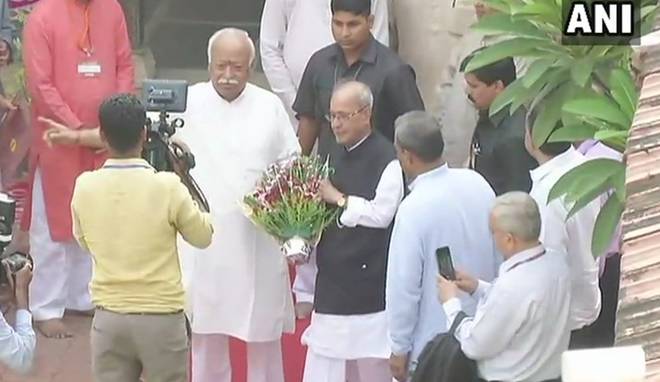 Former president Pranab Mukherjee is in Nagpur to address the valedictory function of the RSS’s third-year officers’ 